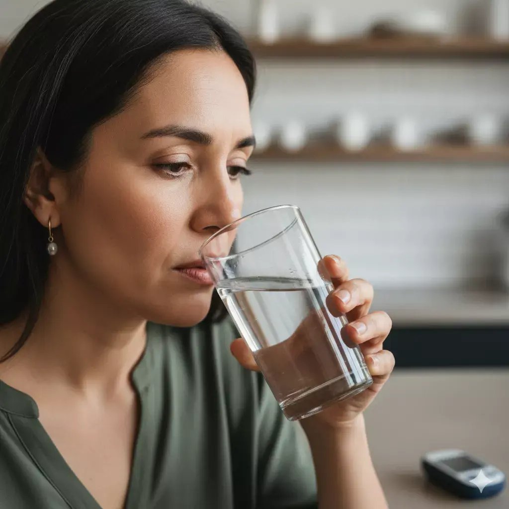 Exceso de sed como síntoma de la diabetes