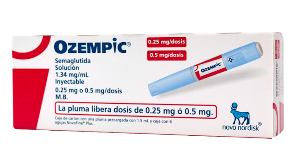 Caja de Ozempic 0.25 mg