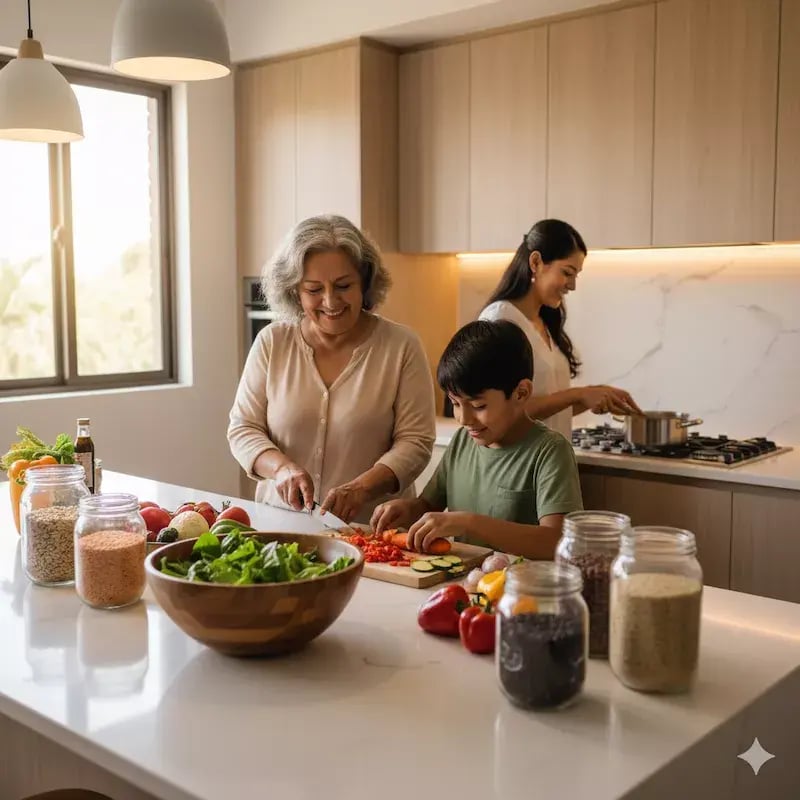 Una alimentación balanceada es clave para mejorar la salud