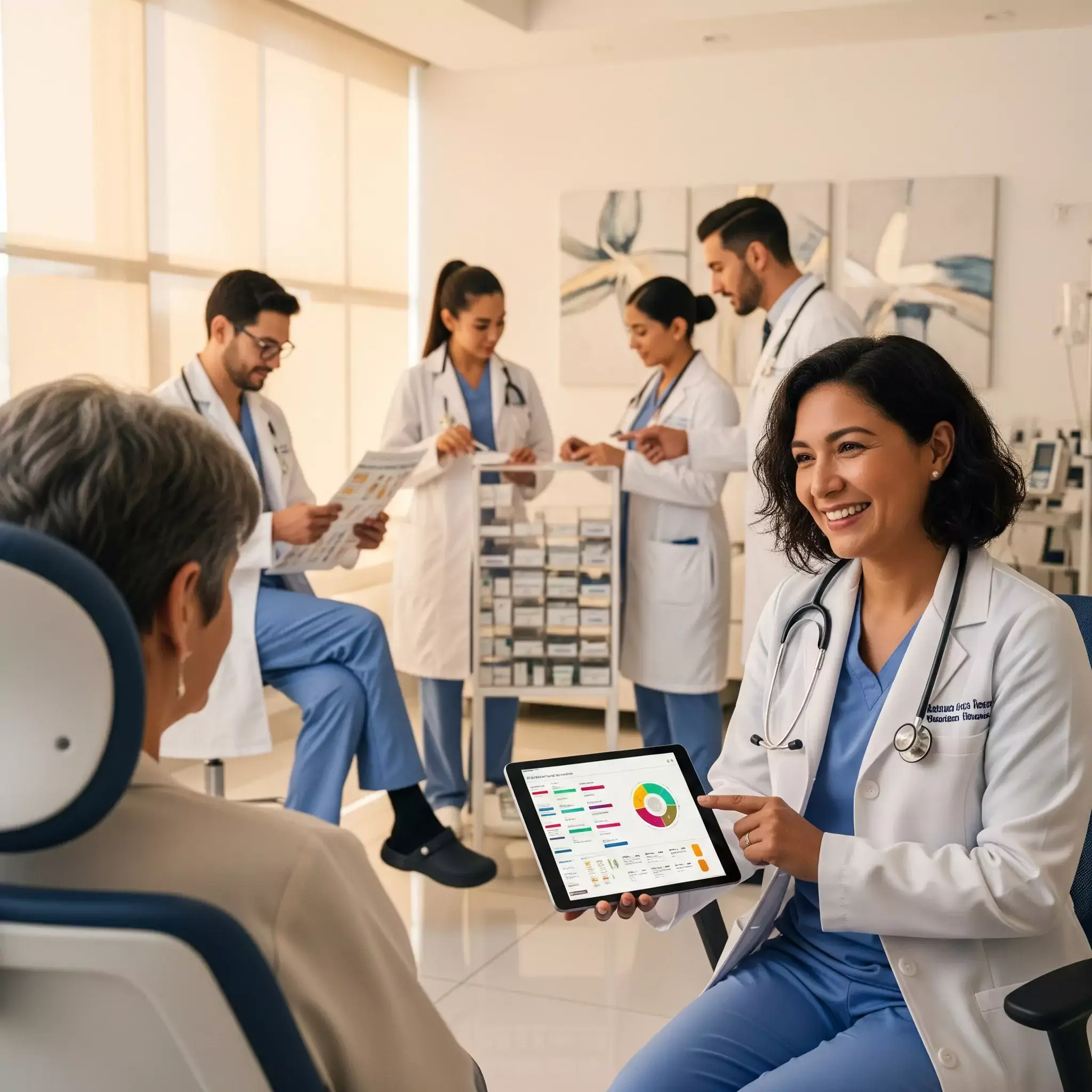 Imagen de un equipo de doctores