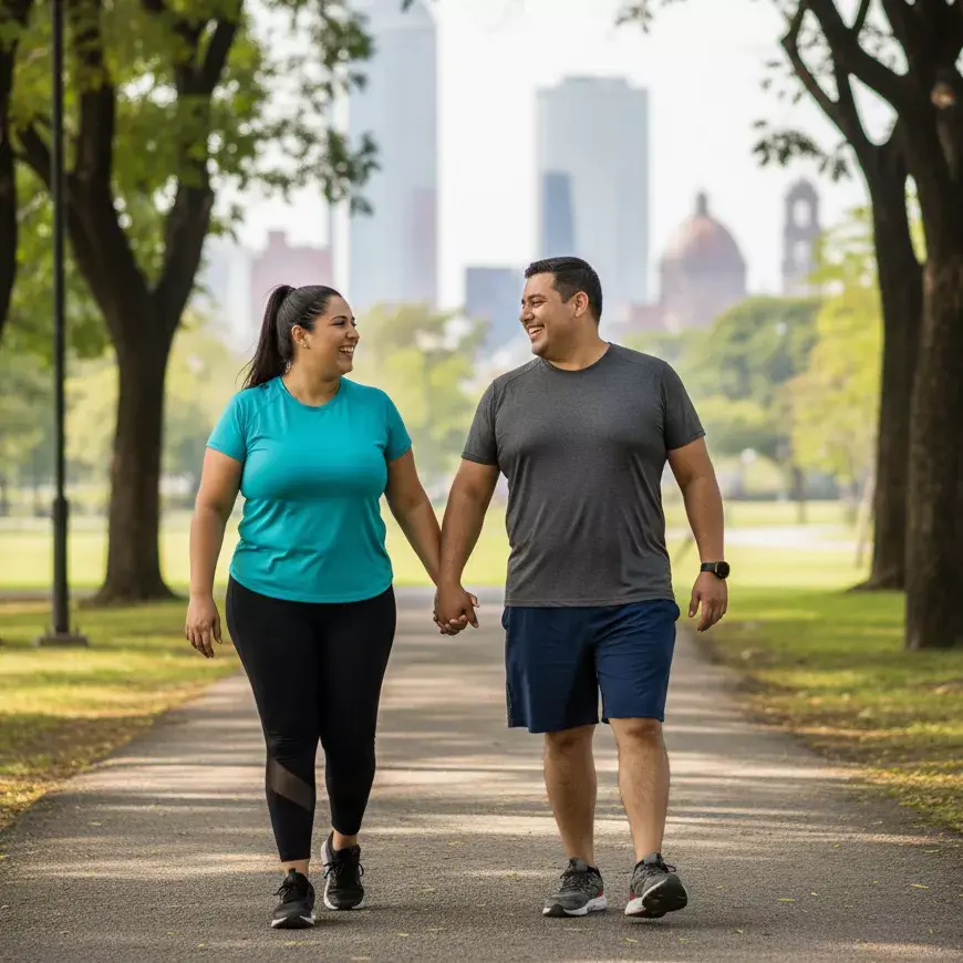 Familia tapatía sonriendo y saludable